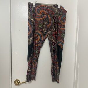 ABS multicolor Leggings. Size XL